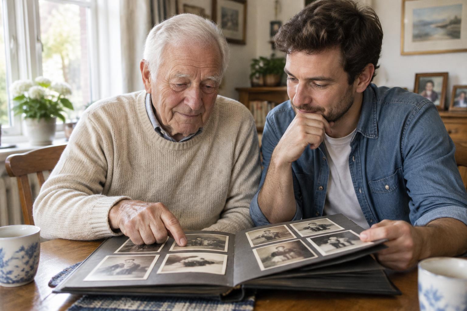 recording your parent's life story - using photo prompts